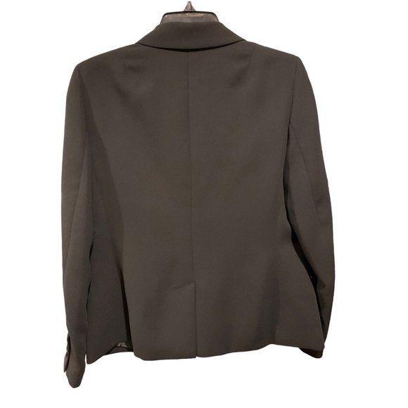 Talbots Women's Polyester Lined Black Blazer Two Button Pocket Size 8P - Picture 2 of 3